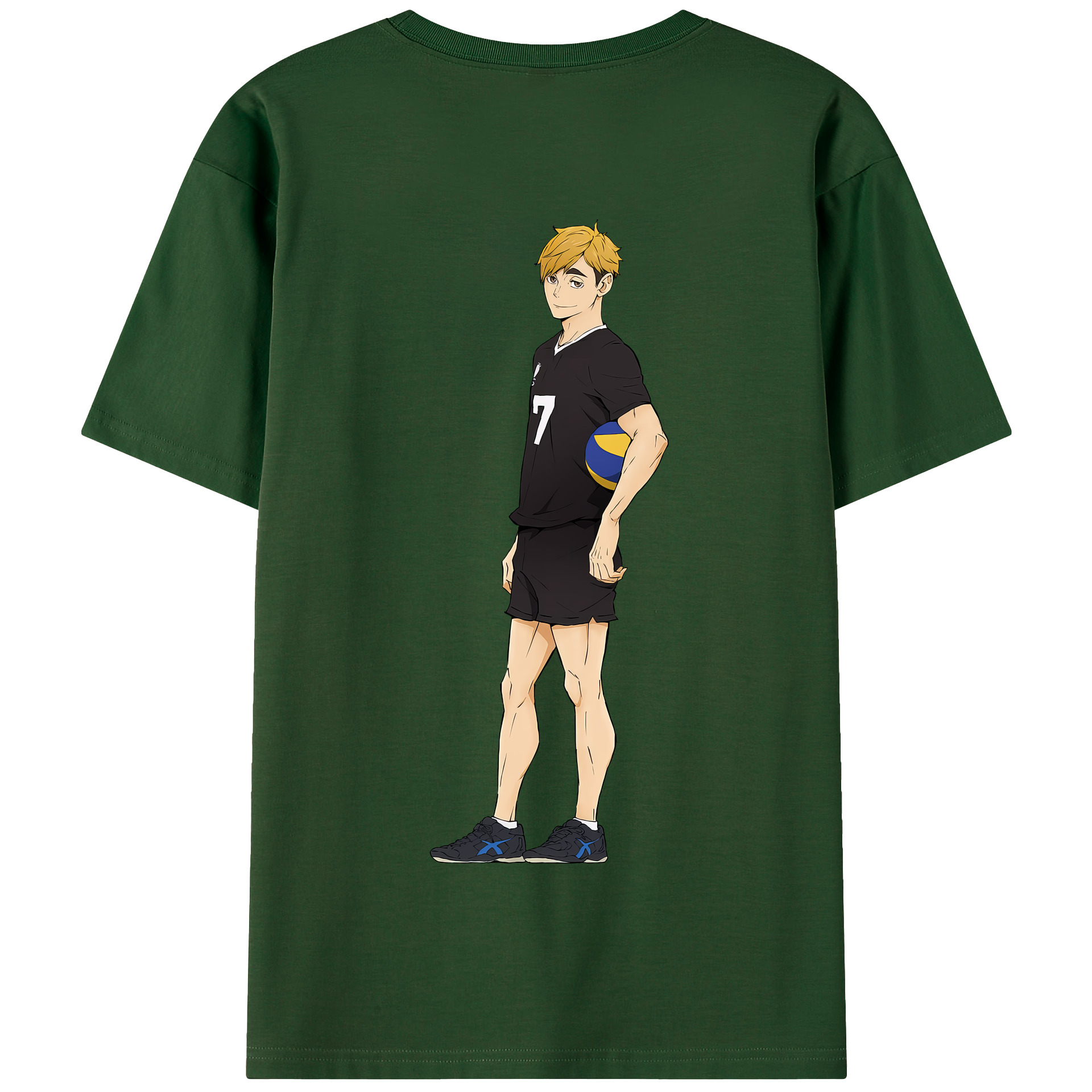 （画像用） ハイキュー!! Haikyu!! 綿100％半袖Tシャツ（背面プリント）